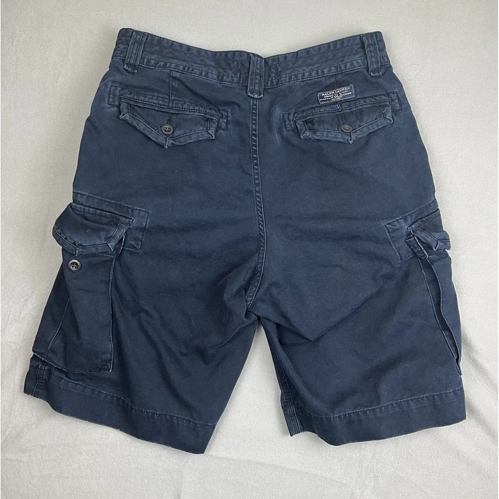 Ralph Lauren Polo Men's‎ Cargo Shorts Size 32 Blue